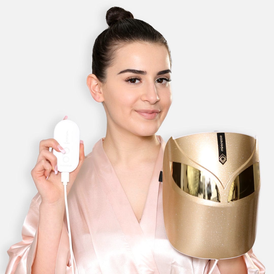 MIRENESSE PACK SKIN Lift & Firm Pro Kit - Amazing LED Mask - Red RED + 7 in 1 Treatments FDA Cleared
