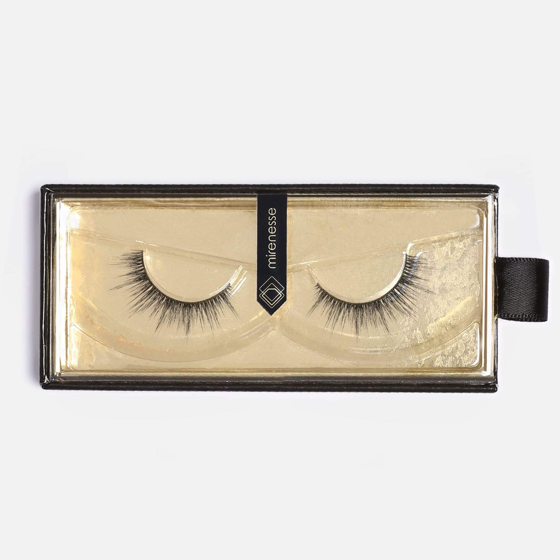MIRENESSE PACK LASHES Adhesive Liner + Reusable False Lash Bond Kit  3. Natasha 5d Faux Mink