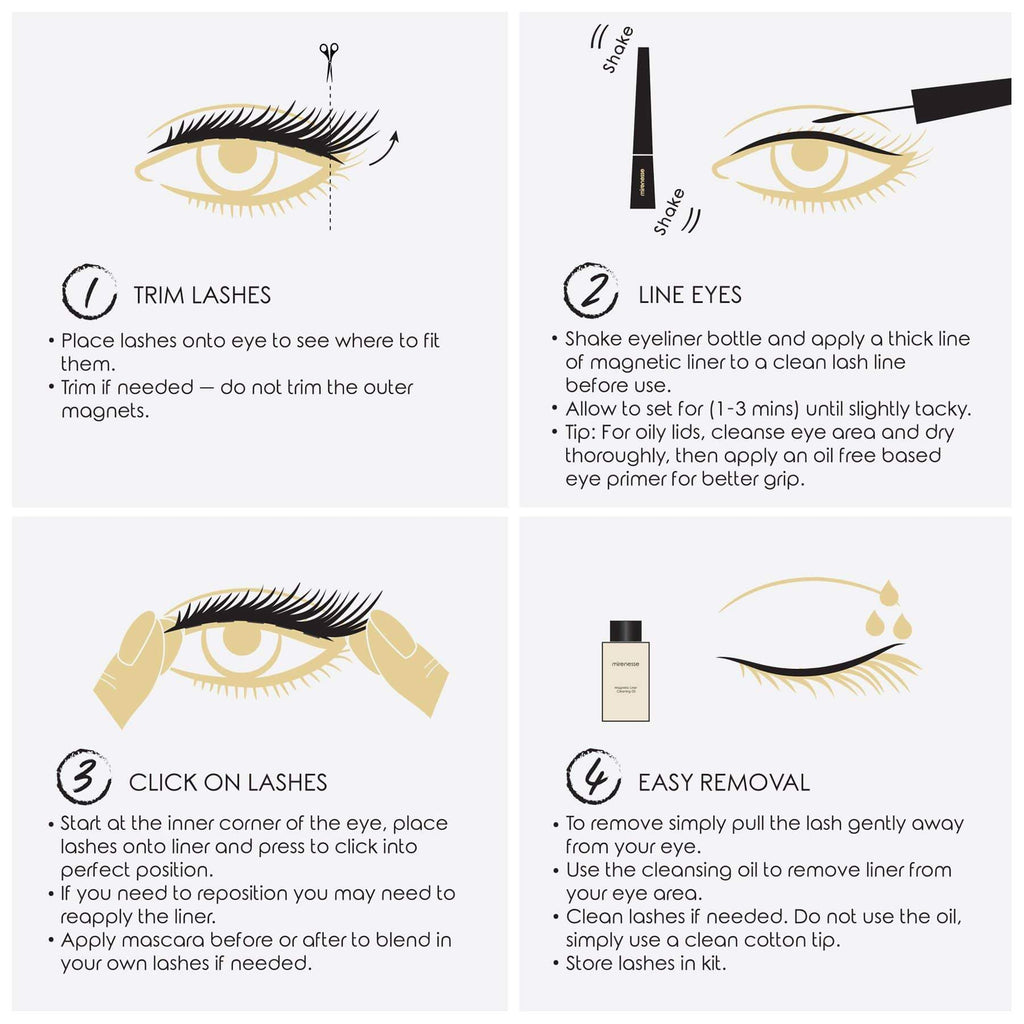 Magnomatic Magnetic Eyeliner + Lash kit - Camilla (Bonus Natural Taylor Lashes)