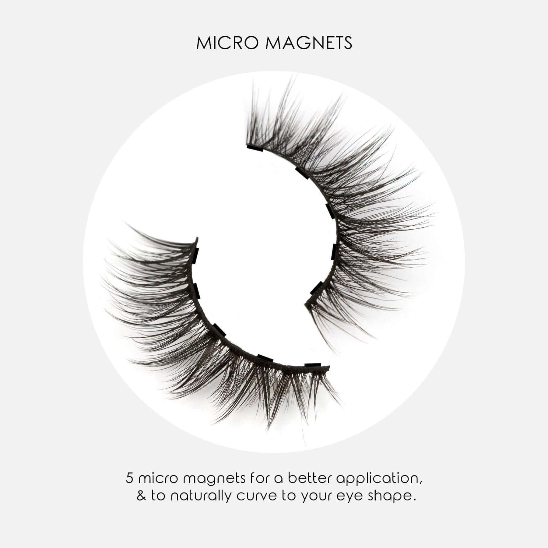 MIRENESSE LASHES Magnomatic Magnetic Eyeliner + 5d Lashes Day & Night Kit - Volume Vivian