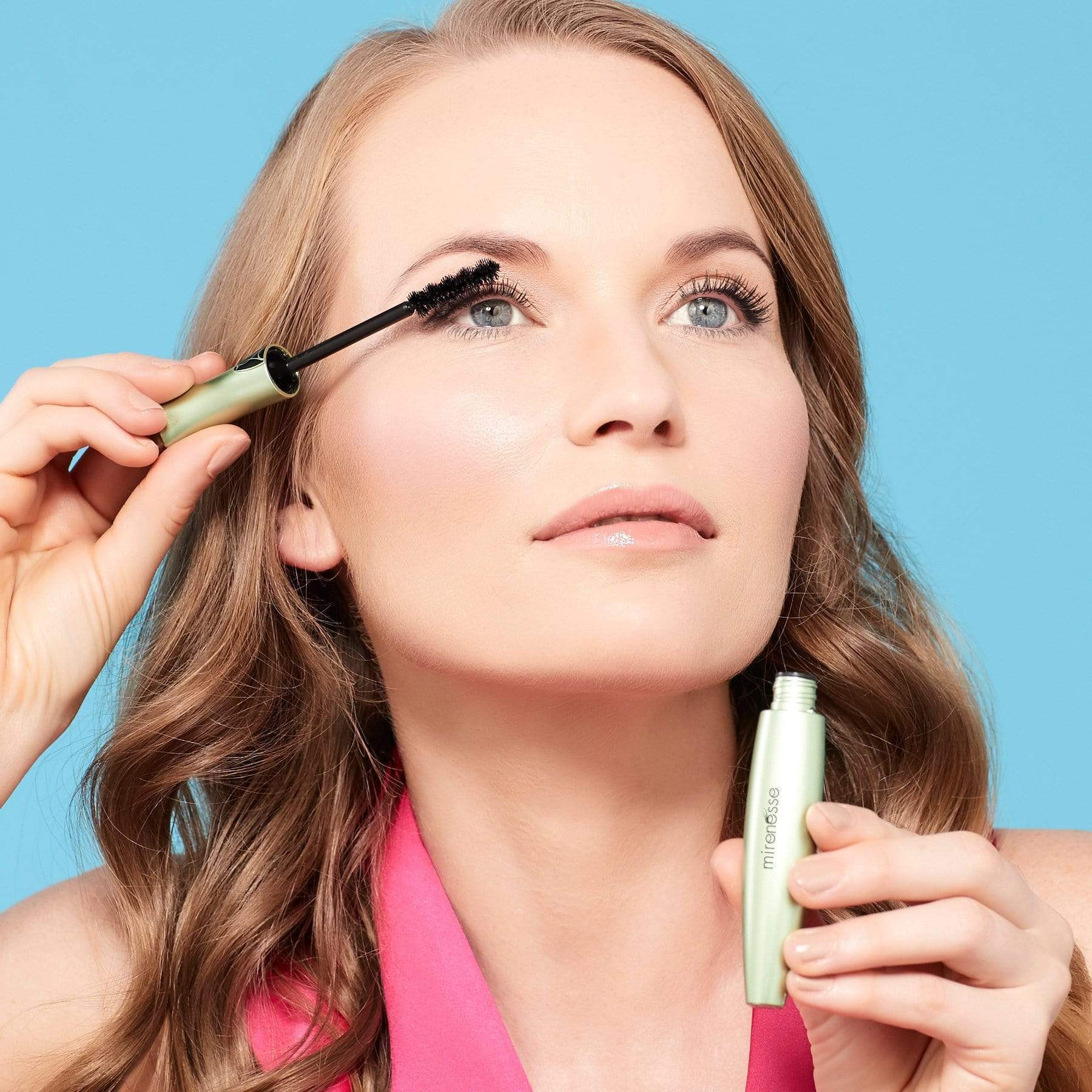 MIRENESSE MASCARA 10g/0.35oz / Black Organic 24hr Mascara Tubing Black - Winner 13 Best Mascara Awards