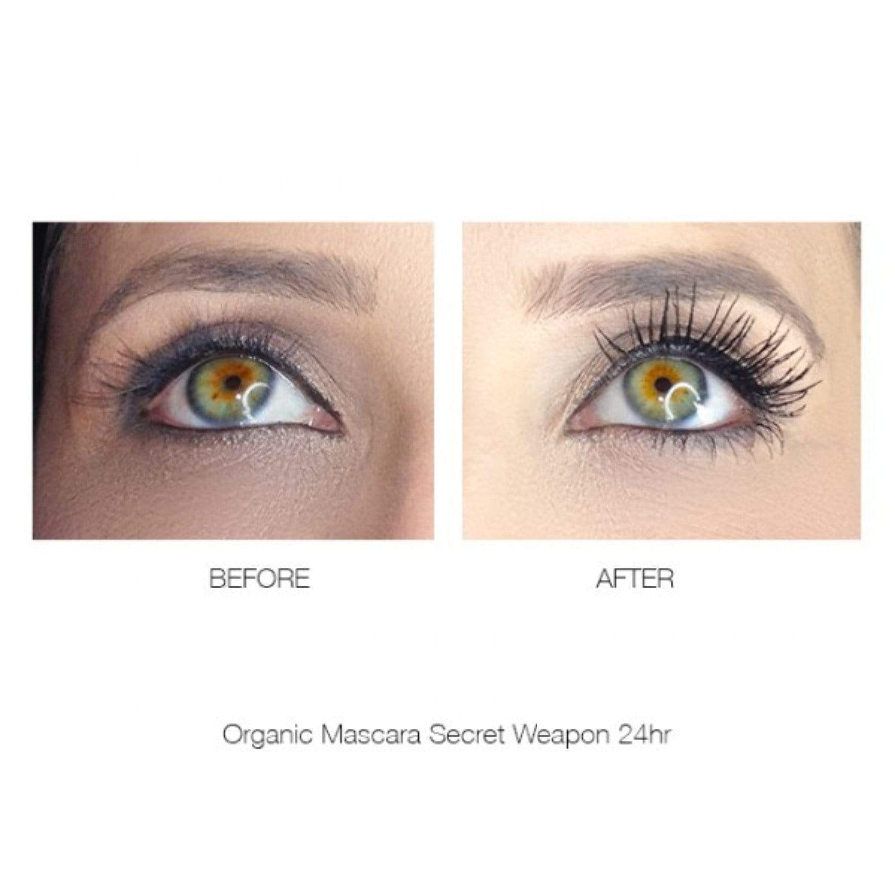 MIRENESSE MASCARA 4g/0.14oz / Black Mini Organic 24hr Mascara Black - Winner 13 Best Mascara Awards