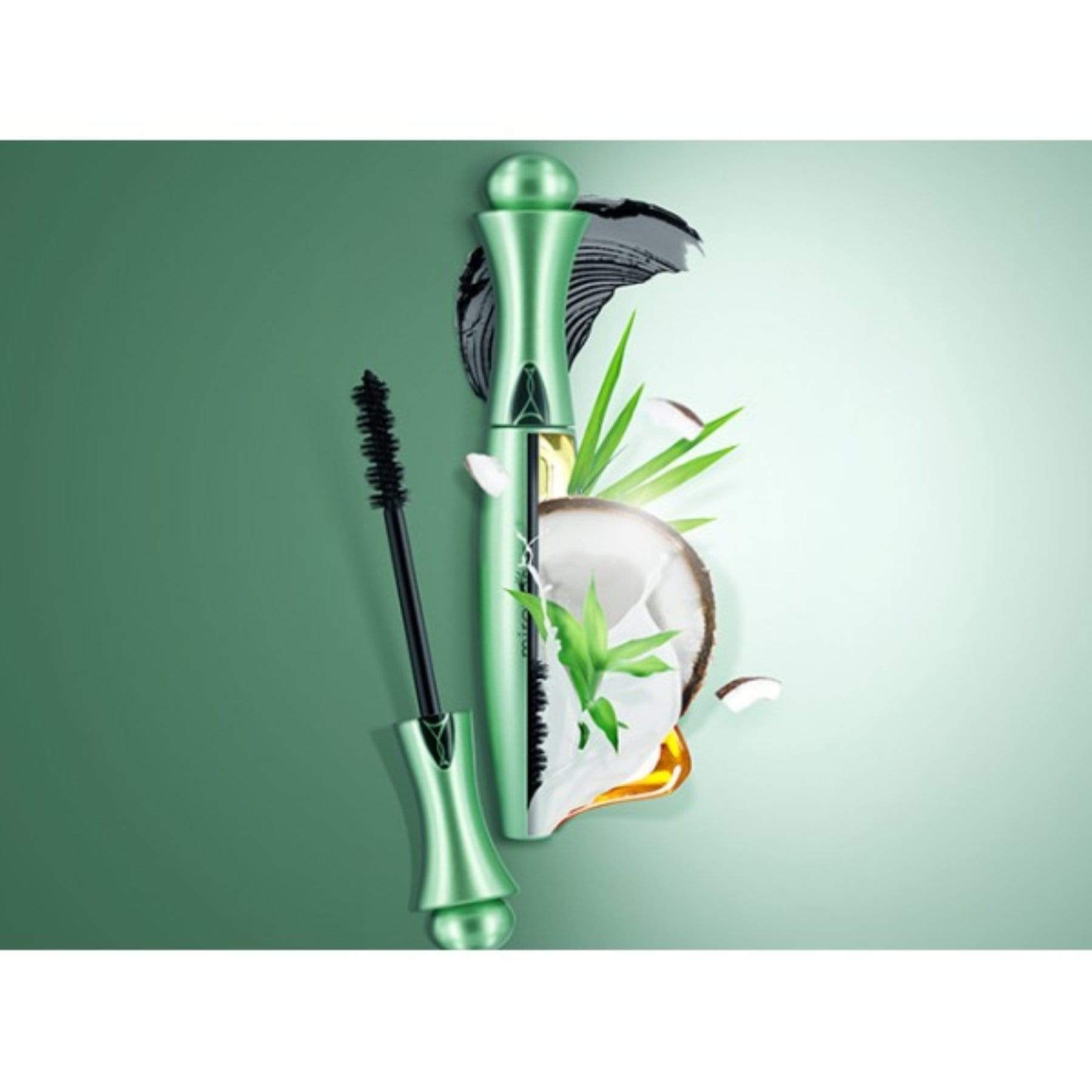 MIRENESSE MASCARA 4g/0.14oz / Black Mini Organic 24hr Mascara Black - Winner 13 Best Mascara Awards