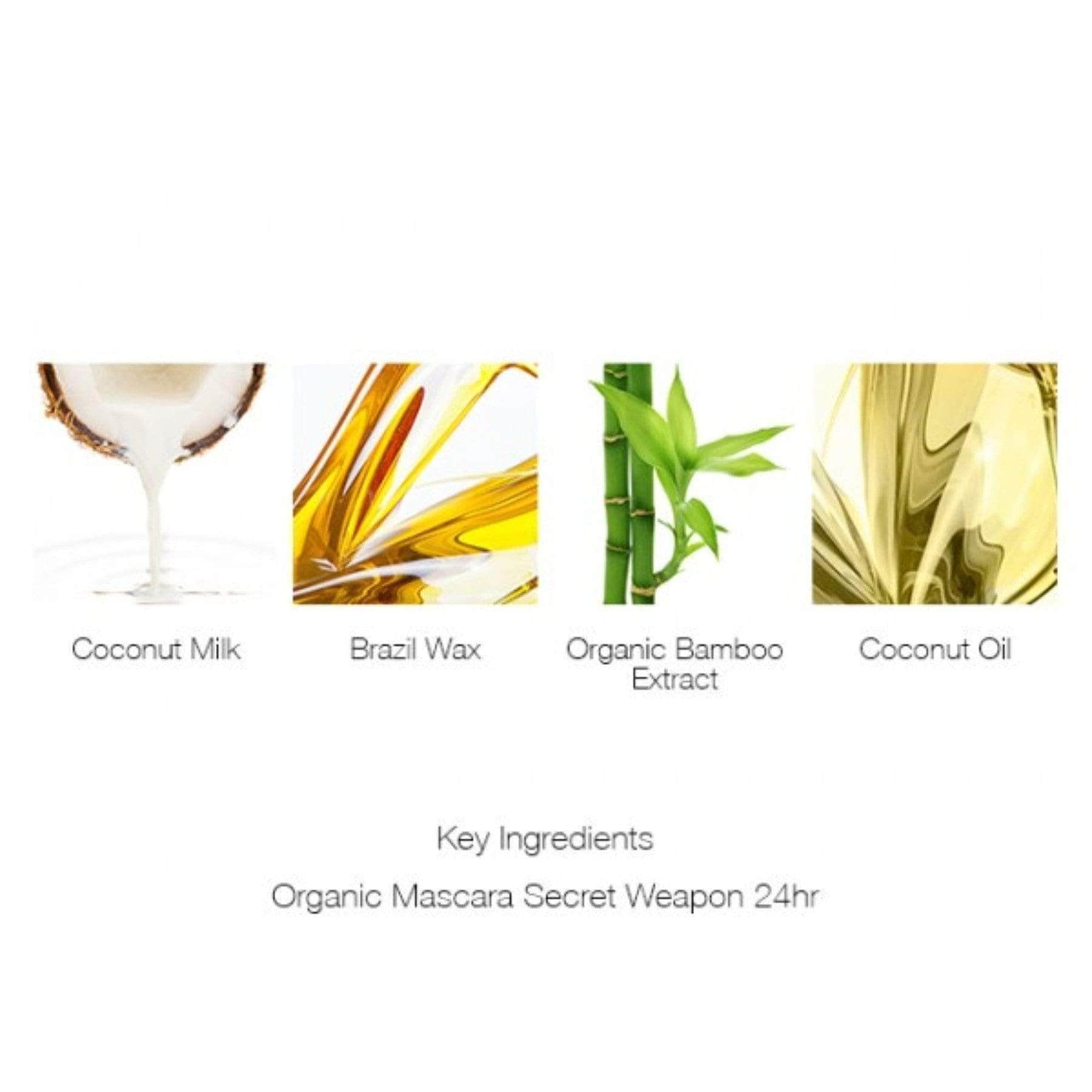 MIRENESSE MASCARA 4g/0.14oz / Black Mini Organic 24hr Mascara Black - Winner 13 Best Mascara Awards