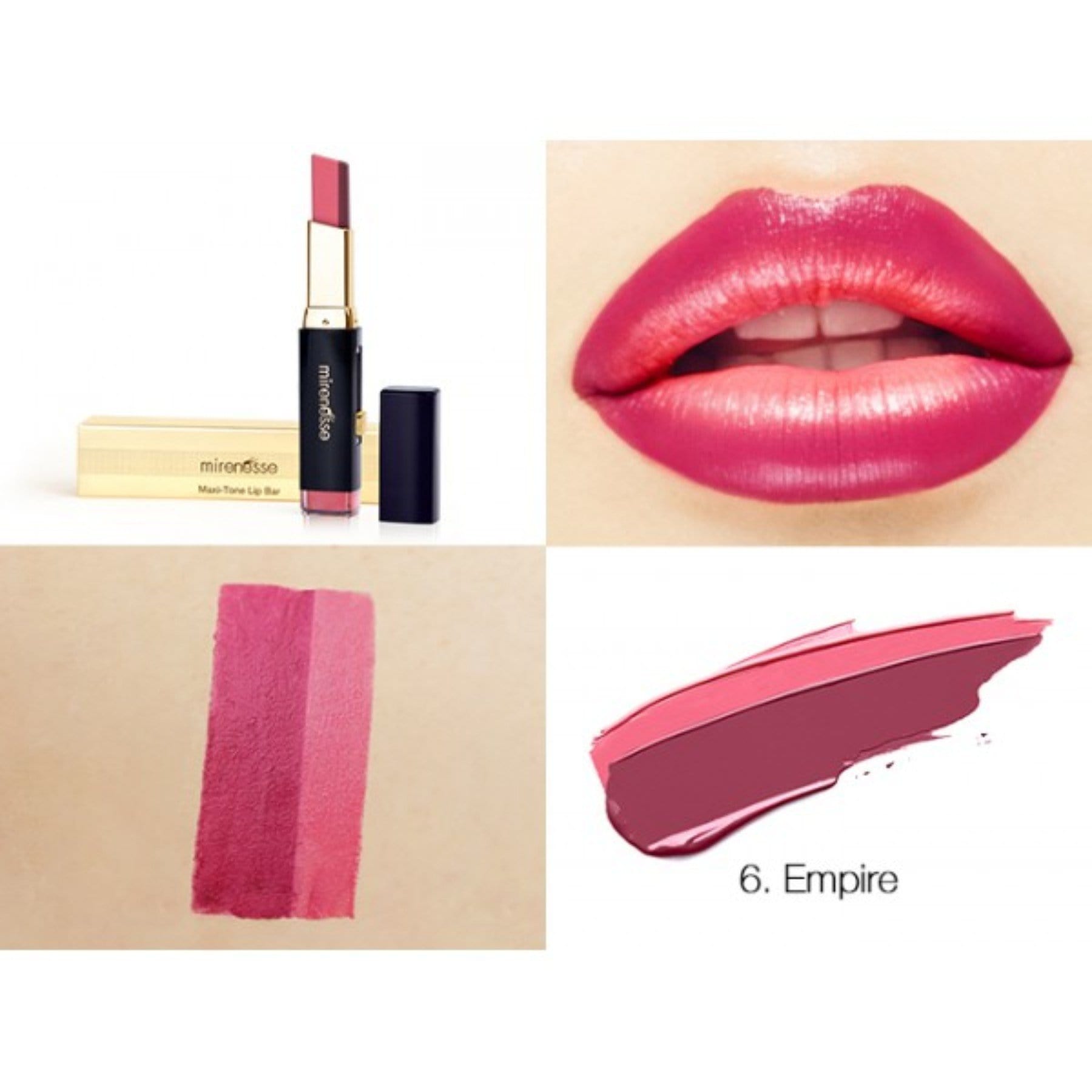 MIRENESSE LIP 3g / 0.1oz / 6. Empire Maxi-Tone Lip Bar 6. Empire