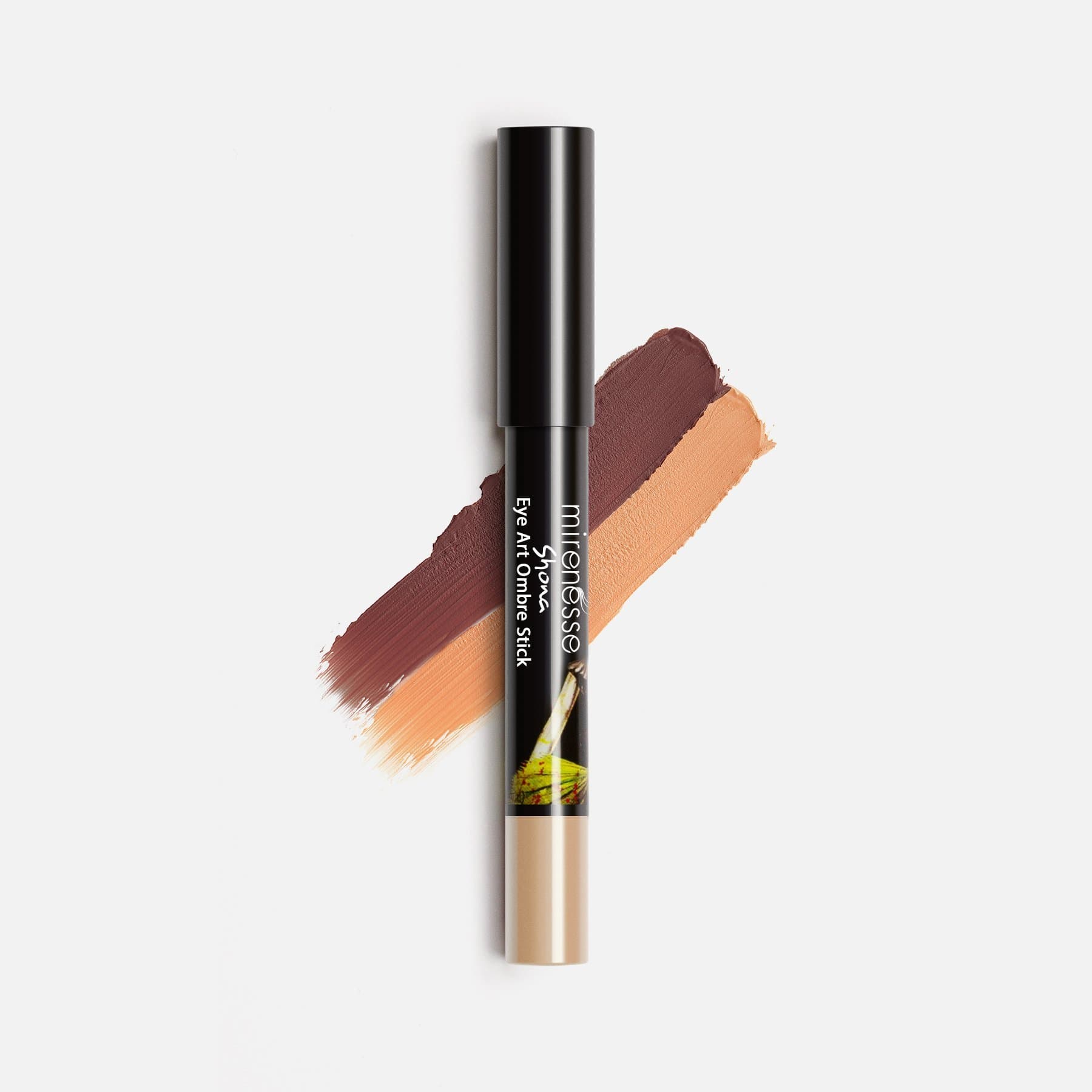 MIRENESSE EYE SHADOW 1.2g / 0.04oz / 3. Tu Tu Hot Eye Art Two Tone Eyeshadow Stick 3. Tu Tu Hot