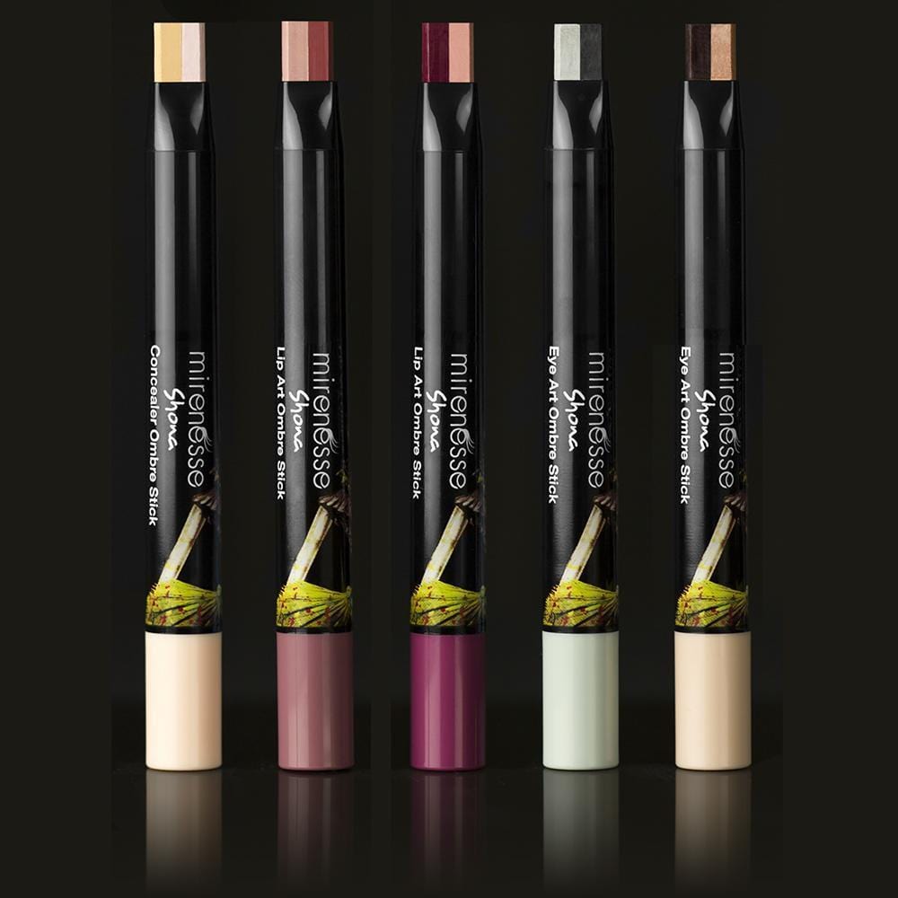 MIRENESSE EYE SHADOW 1.2g / 0.04oz / 3. Tu Tu Hot Eye Art Two Tone Eyeshadow Stick 3. Tu Tu Hot
