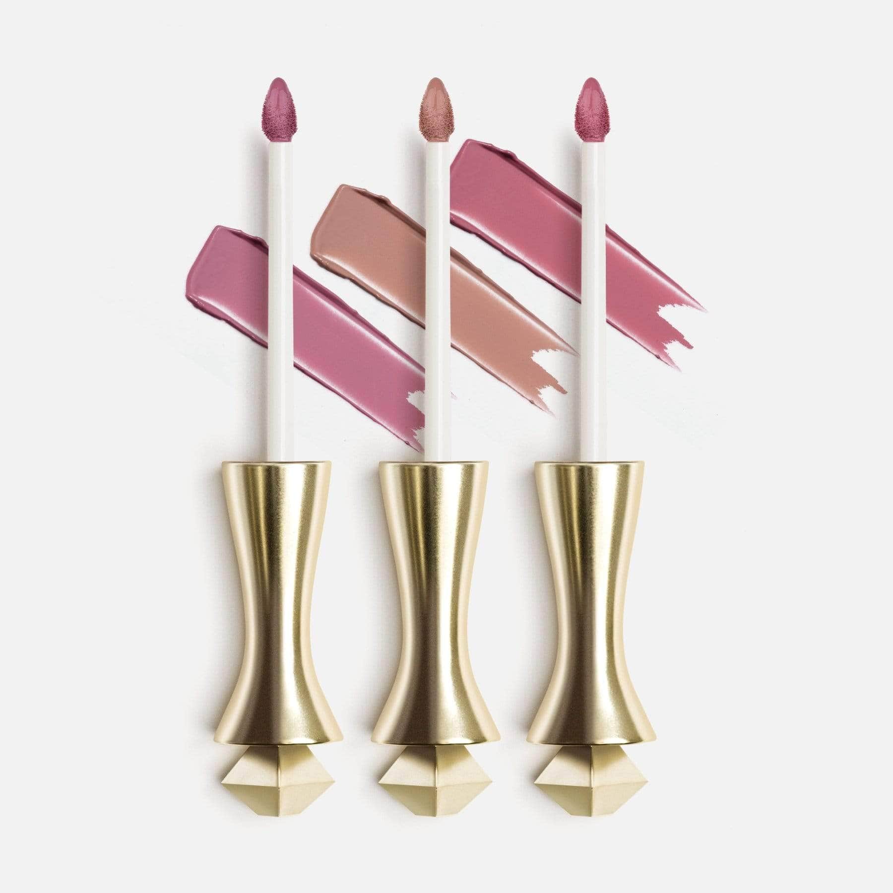 MIRENESSE PACK LIP Bring Me Roses Velvet Kiss Liquid Lip Kit 3 pce Full Size