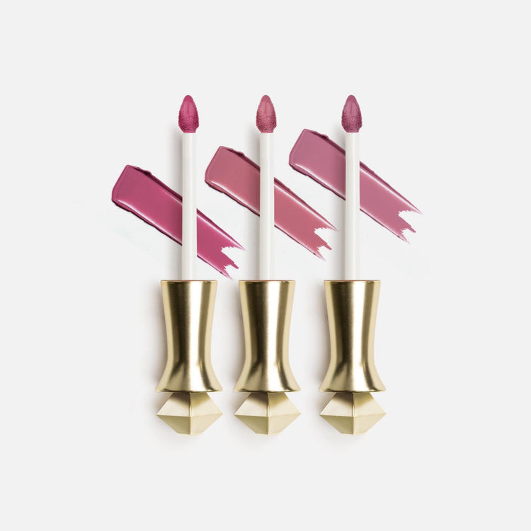 MIRENESSE PACK LIP Bring Me Roses Velvet Kiss Liquid Lip Kit 3 pce Mini Size