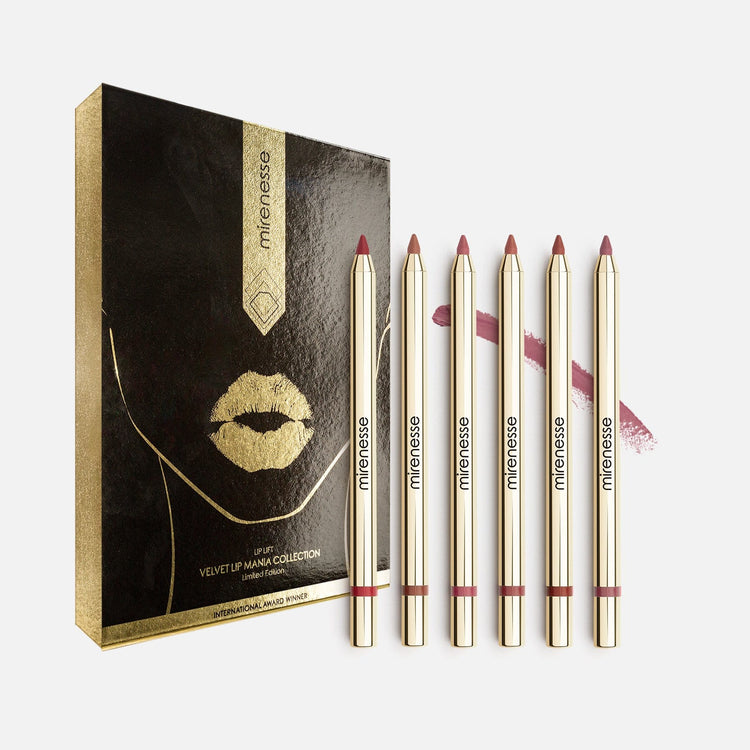 MIRENESSE PACK LIP I Want Them All - All Day Kiss Proof Lip Liner 6pce Kit
