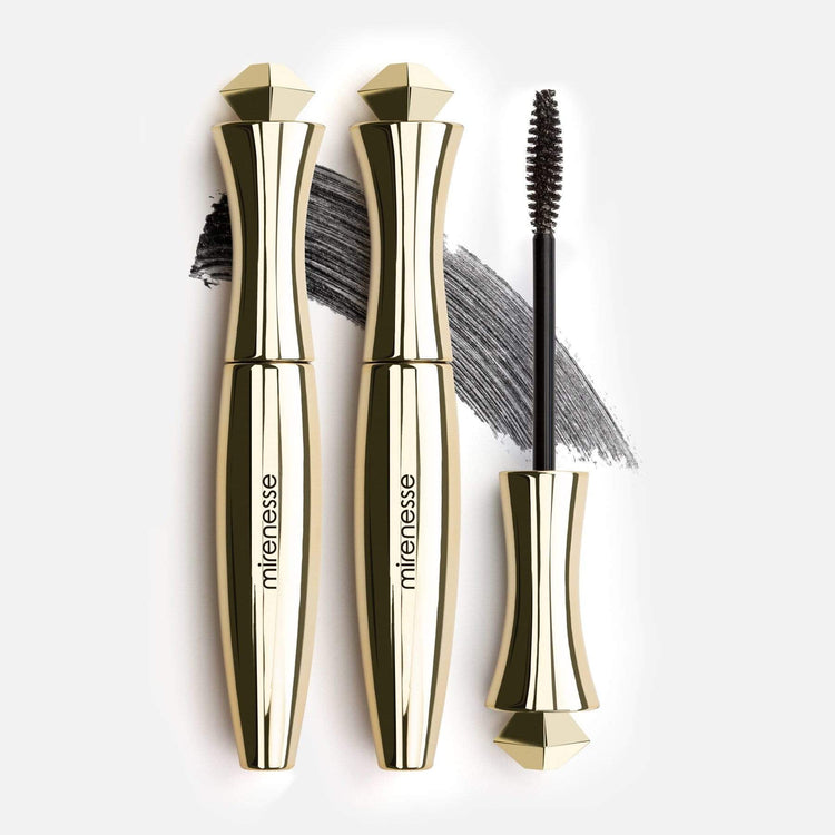 MIRENESSE PACK EYE Twin Secret Weapon 24hr Tubing Mascara Kit - Original Black