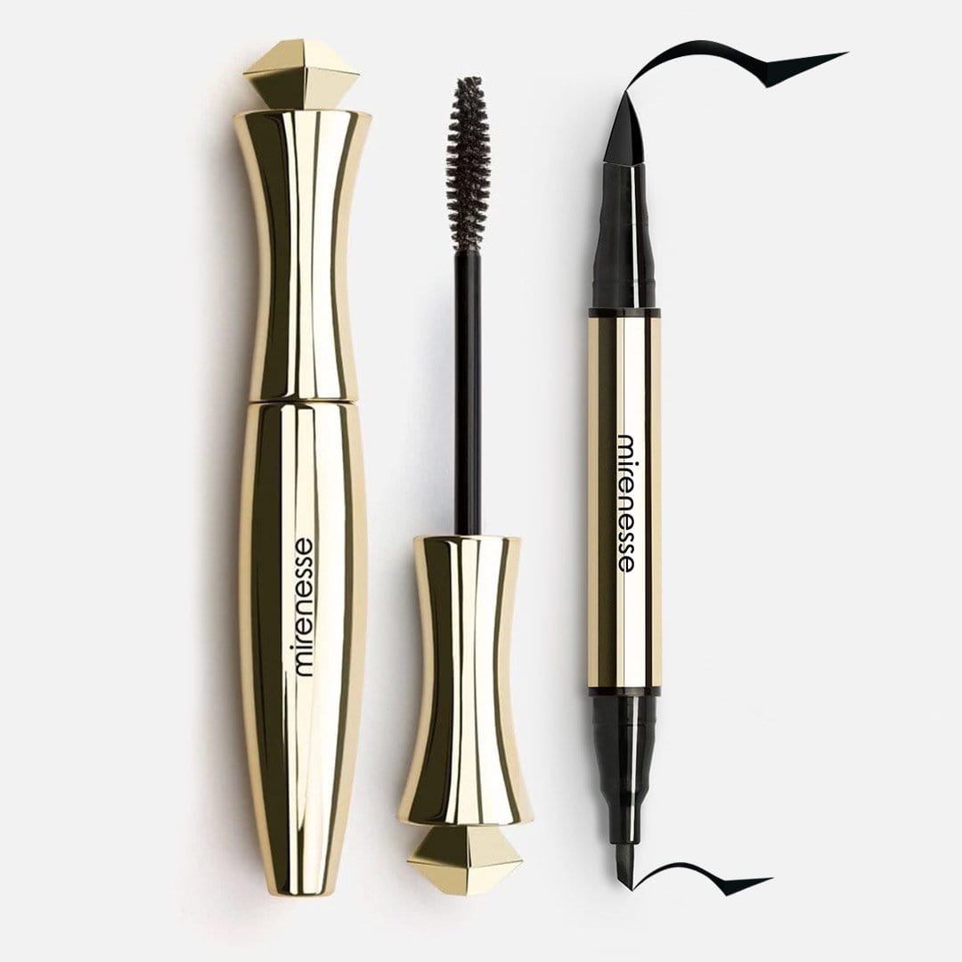 MIRENESSE PACK AON Secret Weapon Eyes 4D Stamp Eyeliner & Mascara