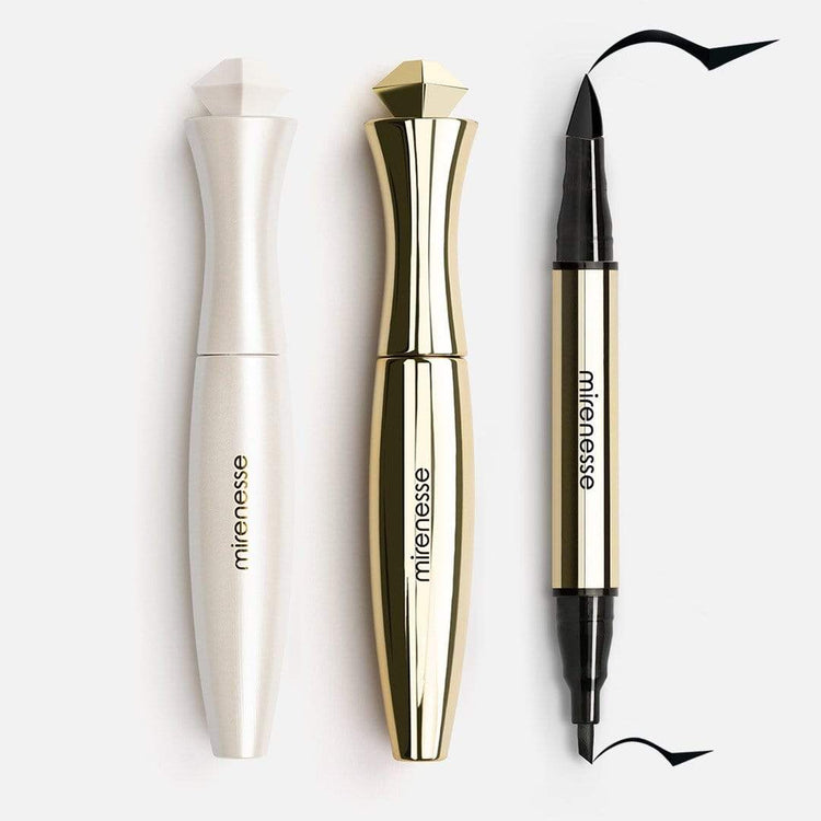 MIRENESSE PACK EYE Extreme Volume Eyes 4D Eyeliner Stamp & Mascara