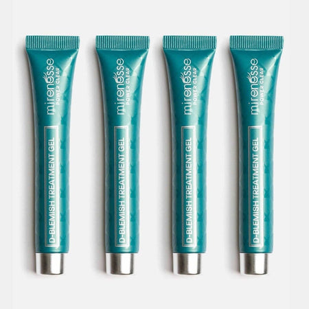 MIRENESSE ACNE 40g / 1.4oz Power Clear D-Blemish Treatment Gel Mini Kit X4  - Acne + Rosacea