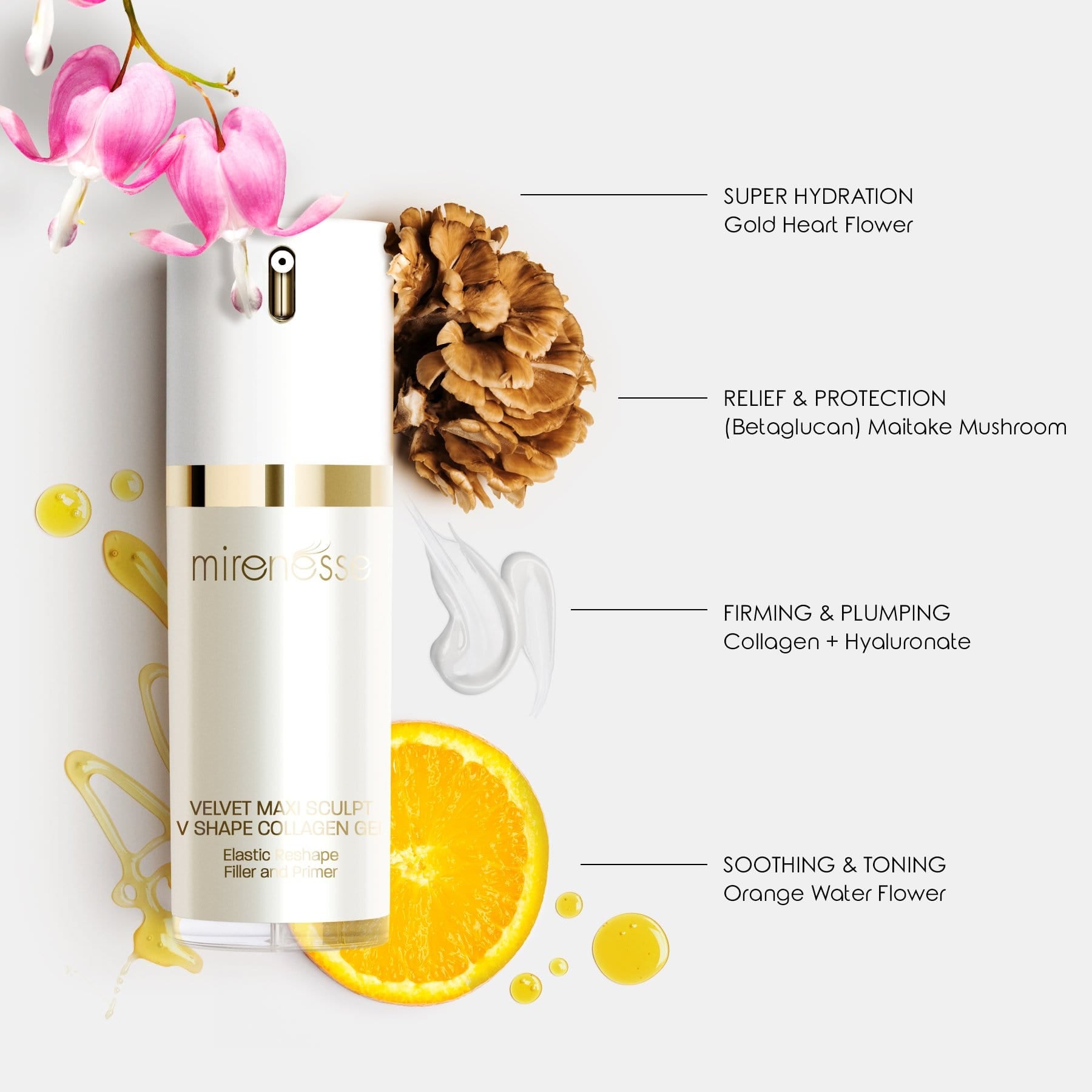 Velvet Maxisculpt V Shape Collagen Gel + Free Mini